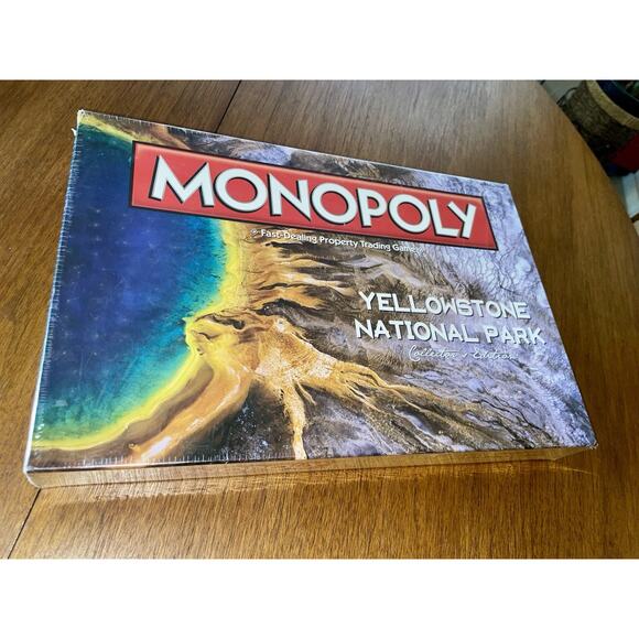 Monopoly Board Game Yellowstone National Park Collectors Edition New & Sealed - Picture 2 of 4